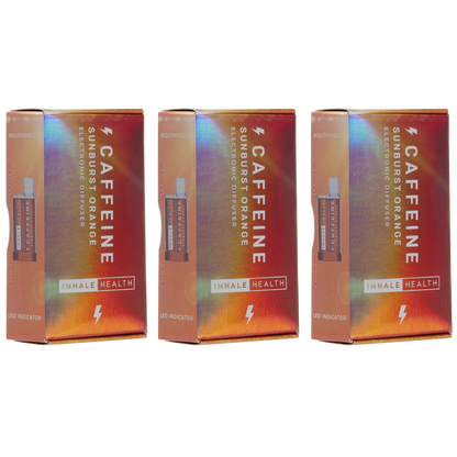 3-PACK Caffeine Sunburst Orange