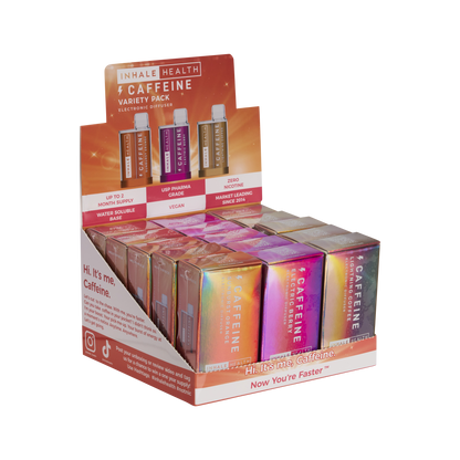 Breathe Freedom Caffeine Variety Pack (15 Unit Display Box)