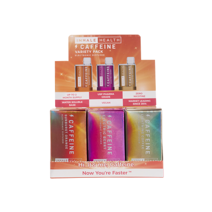 Breathe Freedom Caffeine Variety Pack (15 Unit Display Box)