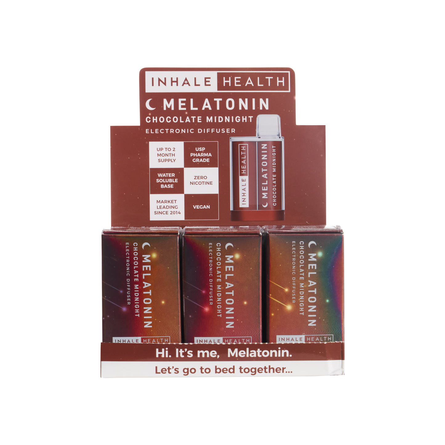 Melatonin Chocolate Midnight (15-Pack Display Box)