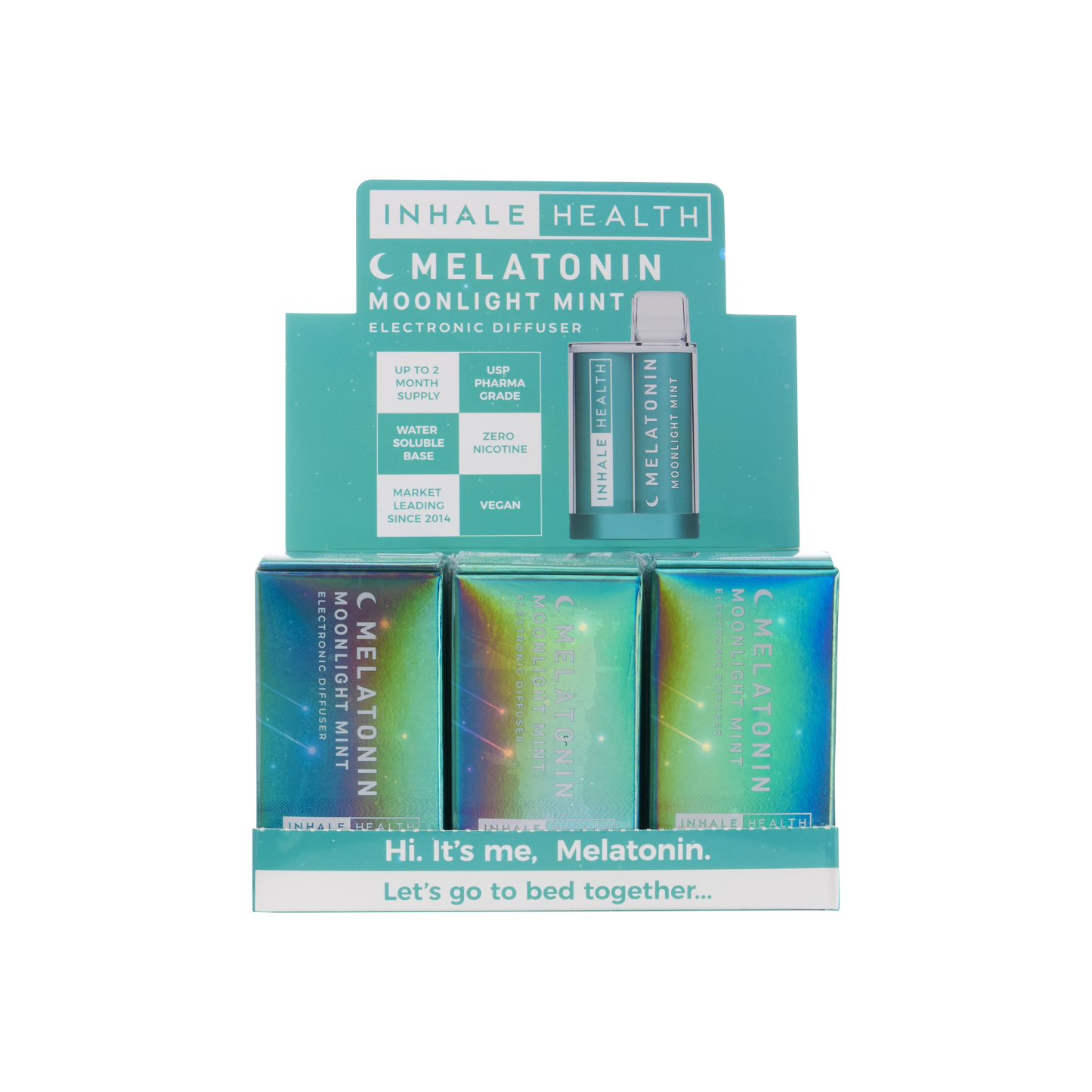 Melatonin Moonlight Mint (15-Pack Display Box)