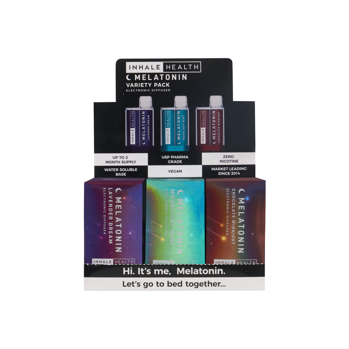 Breathe Freedom Melatonin Variety Pack (15-Pack Display Box)