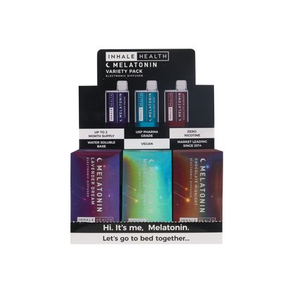 Breathe Freedom Melatonin Variety Pack (15-Pack Display Box)