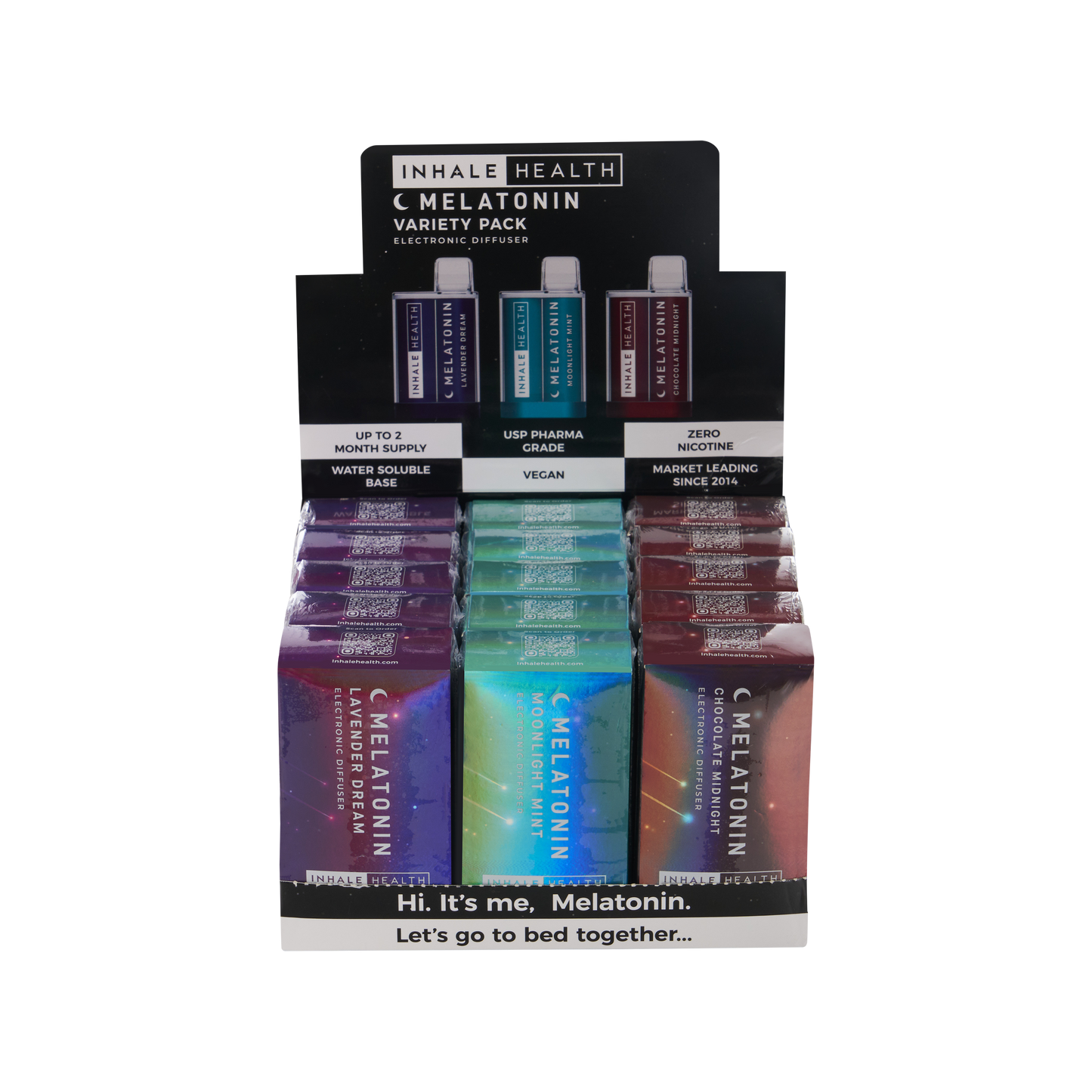 Breathe Freedom Melatonin Variety Pack (15-Pack Display Box)