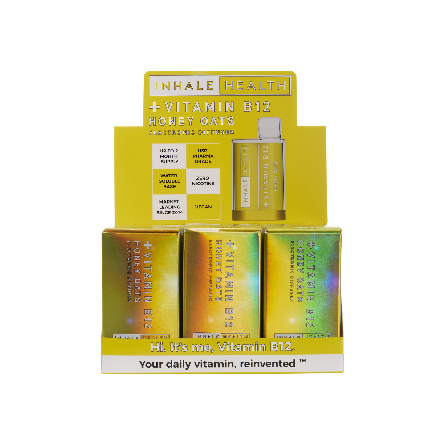 Vitamin B12 Honey Oats (15-Pack Display Box)