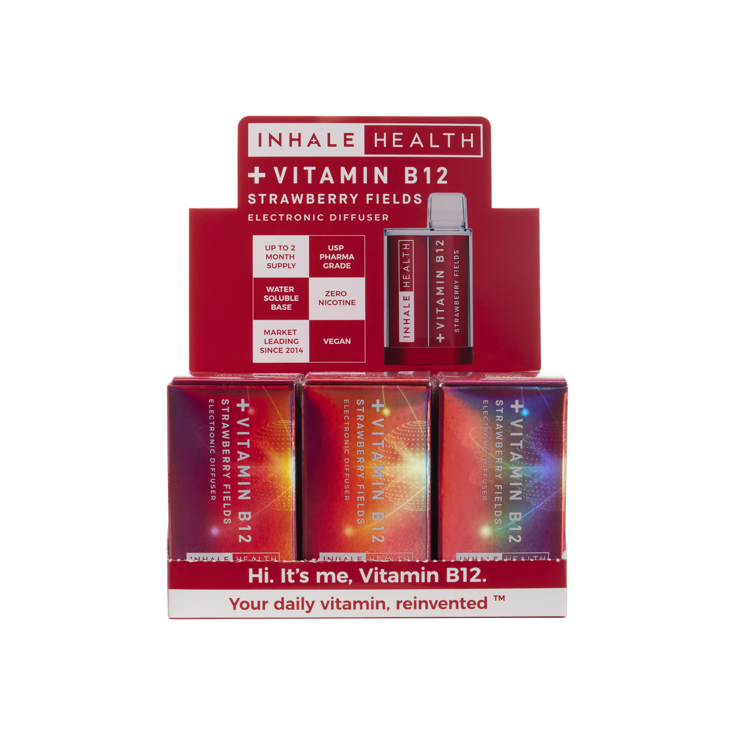 Vitamin B12 Strawberry Fields (15-Pack Display Box)